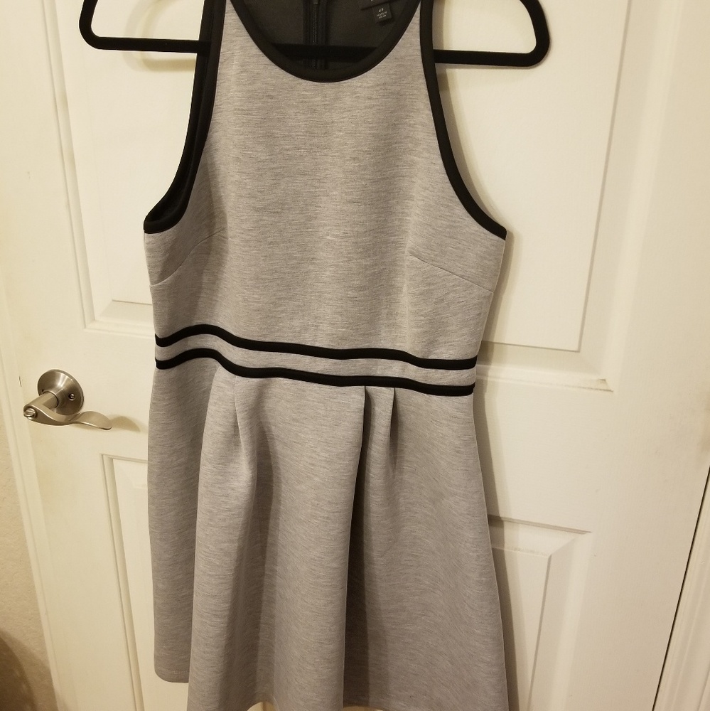 Mossimo dress large,  gray & black